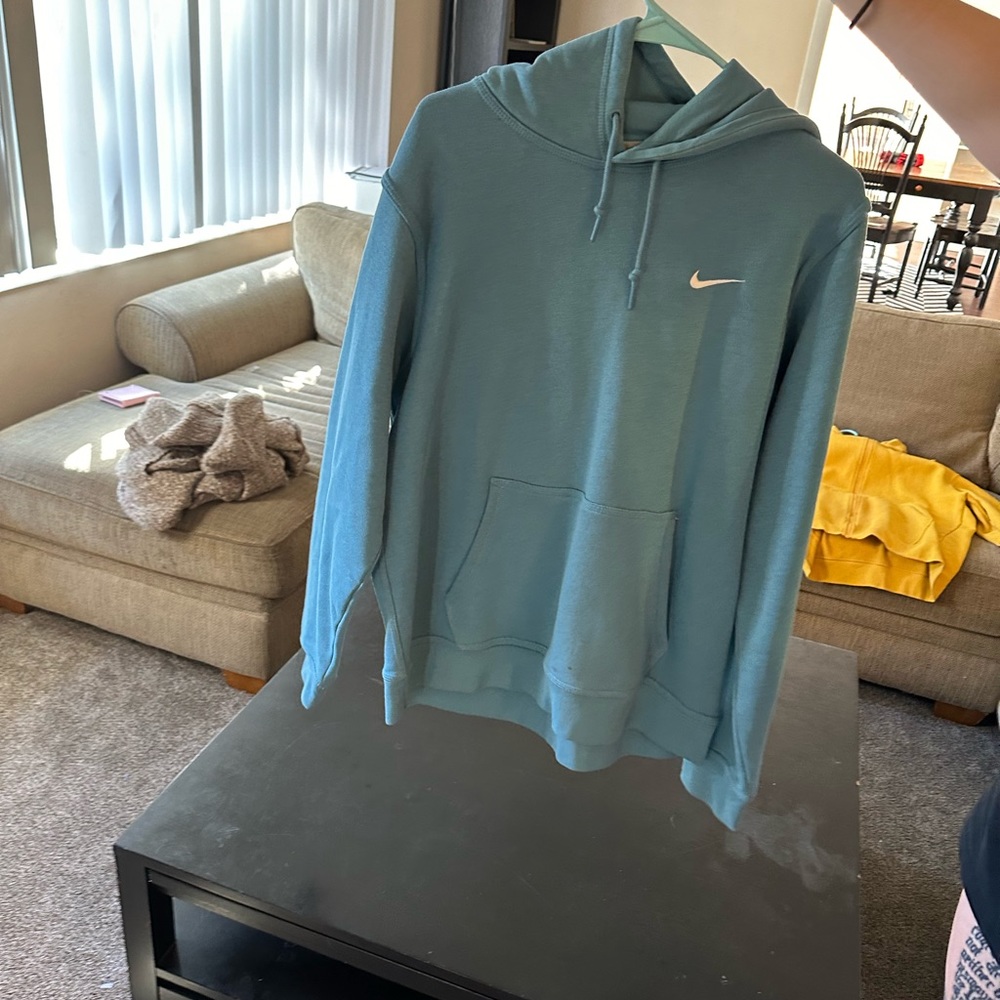 Large Nike blue hoodie